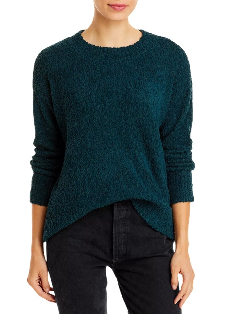 Anthropologie Sanctuary Teddy Popover Sweater Crewneck Green Size Large